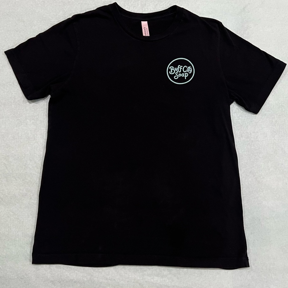 Buff City Soap Tee Shirt - Black - Large - Medium - Small